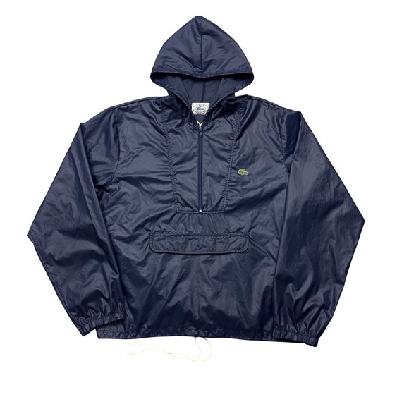 Izod Lacoste Other - Vintage Izod Lacoste Anorak Lightweight Windbreaker Hooded Jacket Blue M